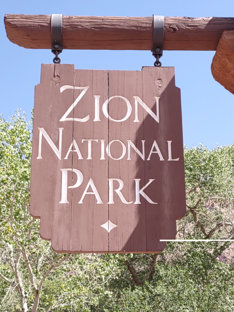 The sign at the entrance